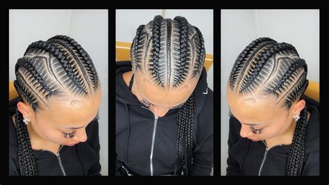 stitch braids freestyle|freestyle feed in braids.